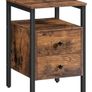 Set of 2 nightstands Brown Image 3