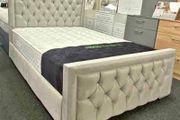 Cream Hilton Bed And Mattress