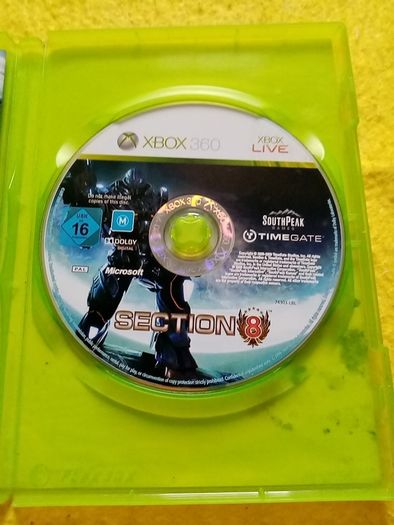 Section 8 Xbox 360 games Original
