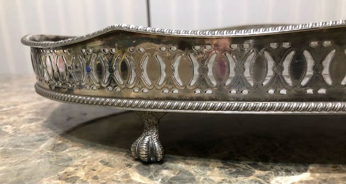 silver tray