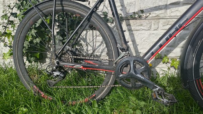 hybrid bike, size large