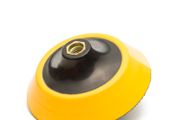GLASS POLISH 12620 Rotary Backing Pad with Hook and Loop, Sanding, Polishing Backer | Thread M14x2 | 125mm
