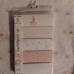 Pure Cotton Bodysuits - Pack Of 5