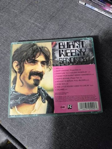 frank zappa burnt weeny sandwich
