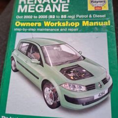 Renault Megane Haynes workshop manual  2002 to 2005