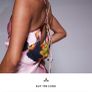 ASOS cowl neck satin tie back maxi dress Image 3