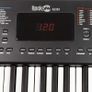 61 Key Keyboard with Sheet Music Stand, Power Supply, Piano Note Stickers & Simply Piano Lessons, Black Image 4