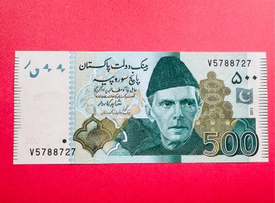 Pakistan  500 Rupees  2018  Pick  48 ( Uncirculated)