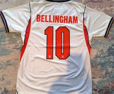 England national team world cup jerseys