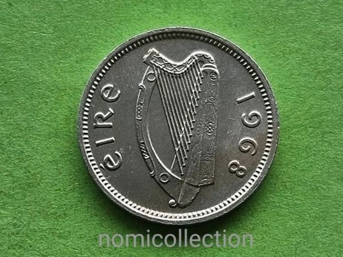 1968 year Uncirculated 3 Pence.