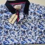 Joe Browns Men's Polo Shirt Short Sleeve with Contrasting Collar, Floral Print Polo Shirt  Size XXL Image 2