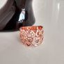 Rose Gold Plated Austrian Crystal Ring Image 4