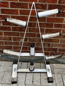 olympic weight plates storage tree