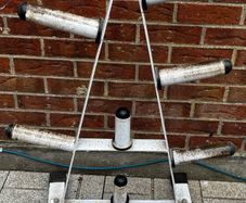 olympic weight plates storage tree