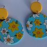 Narcissus Round Motif Earrings Image 8