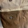 Radley brown leather and beige canvas crossbody bag Image 4