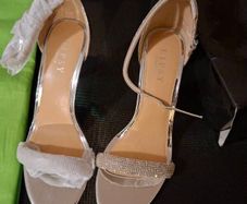 silver diamante lipsy high heels