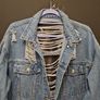 Oversized Denim jacket New Image 4