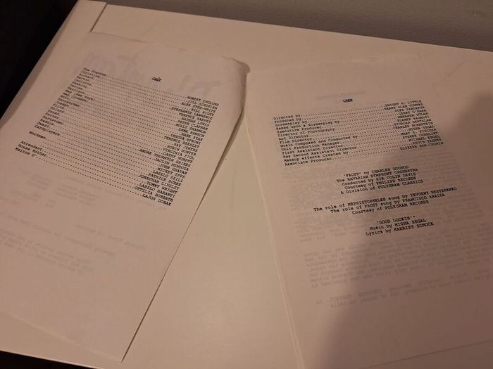 1989 Phantom Of The Opera Press Kit Starring Robert Englund