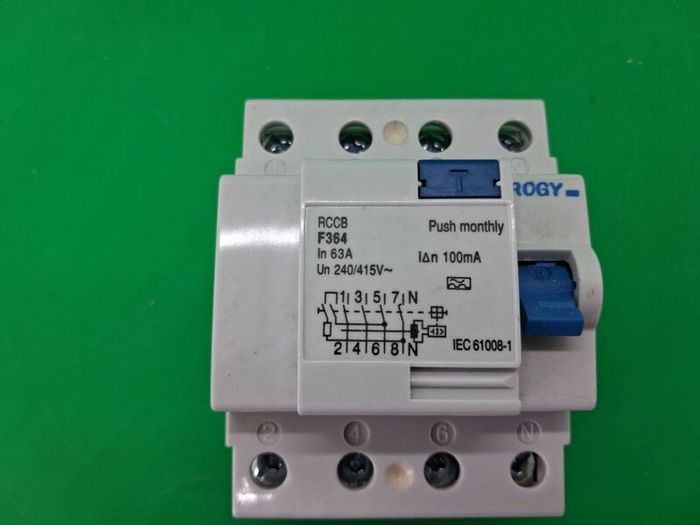 Postage - Circuit Breaker 63A 100mA 4P 240v - 415v