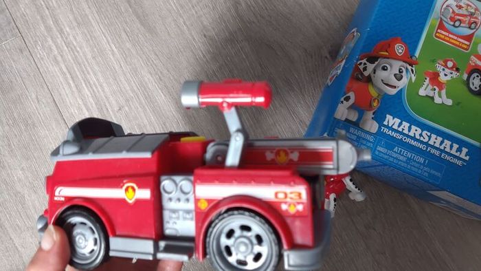 Limited edition Nickelodeon Marshall transforming fire engine