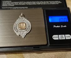 GAA Silver Medal Engraved & Hallmarked 1954 Avodalea AC 2 Mile Handicap 10.0g