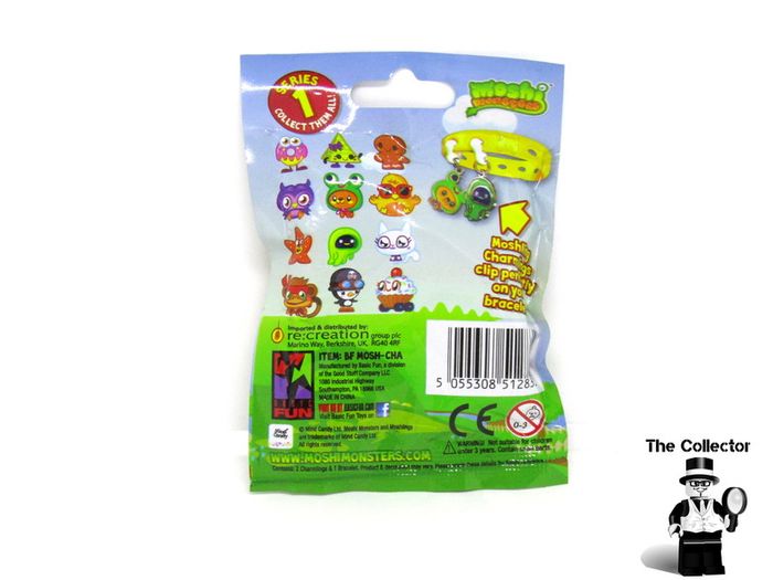 Moshi Monsters Series 1 Charm Bracelet Charmling Random Foil Pack incl 1 bracelt And 2 charmlings  Brand New And Sealed Lots in Stock