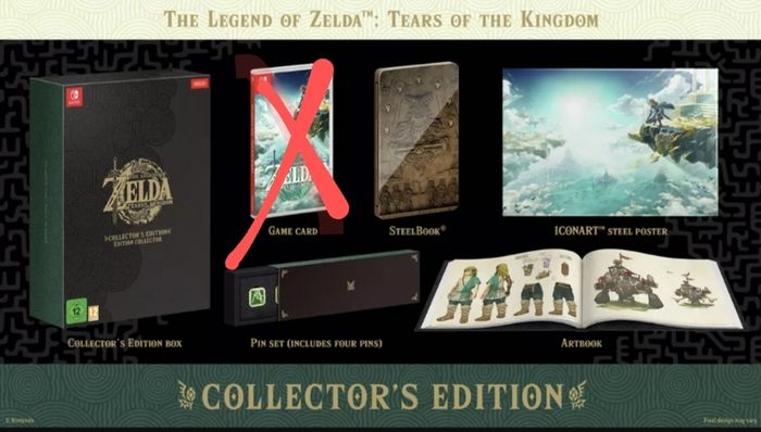 The Legend of Zelda: Tears of the Kingdom Collector's Edition - no game