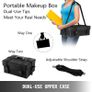 Large Professional Makeup Case Trolley Women Cosmetic Organizer Luggage Trolley Bag Detachable Nail Beauty Tattoo Suitcase Image 3
