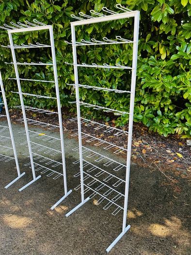 Large White Display Stands - Three Available