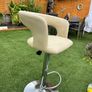 cream bar stool Image 2