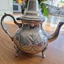 Vintage Silver Moroccan Tea Pot Image 2