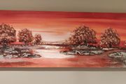 Wide beautiful painting
