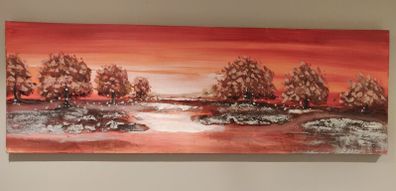 Wide beautiful painting