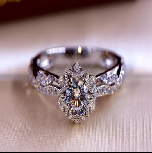 Sterling Silver Solitaire Ring