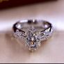 Sterling Silver Solitaire Ring Image 3