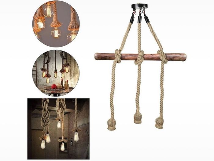 Tri rope lamp