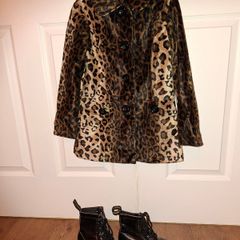 Beautiful Next coat(7-8 years)+Goldigga boots(size 11)