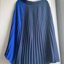 Next Pleated Midi Skirt Blue Image 2