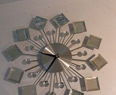 Mirror wall clock