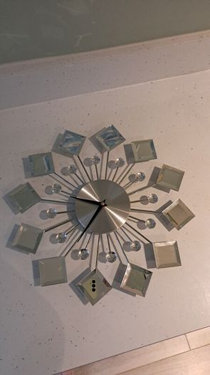 Mirror wall clock
