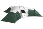 6-9 Man Tent with Bedrooms and Living Room, Accessories Included