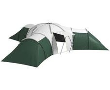 6-9 Man Tent with Bedrooms and Living Room, Accessories Included