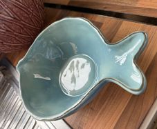 Fish Shaped Ceramic Serving Dish