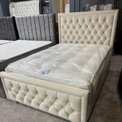 Cream Beds,Double bed
