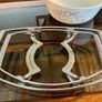 Set of 2 Vintage Corning Ware Pyrosil Chrome Oven to Table Serving Cradles Image 3