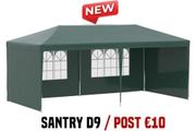 3x6m Gazebo Marquee Party Tent Pavilion Green with 4 Sides