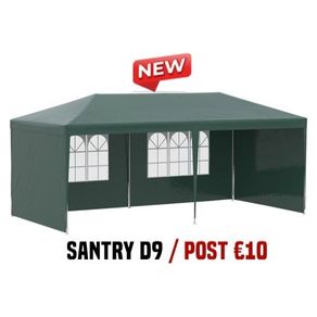 3x6m Gazebo Marquee Party Tent Pavilion Green with 4 Sides