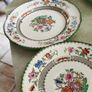 3 Set of bon chaina 2 set Set of Trio Antique (1913) Copeland Spode -Chinese Rose- Cup, Saucer and side plate 20.00E.each ,the thired one Copeland Spode -Chinese Rose-  Saucer and side plate with Suop bowl Royal Cauldon -Victoria- 1930 20.00E. Image 2