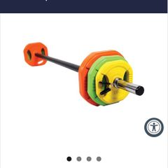 Hit Fitness Pump Set 20kg | Coloured Plates